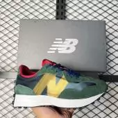 new balance 327 pas cher green burgundy mesh ms327aso